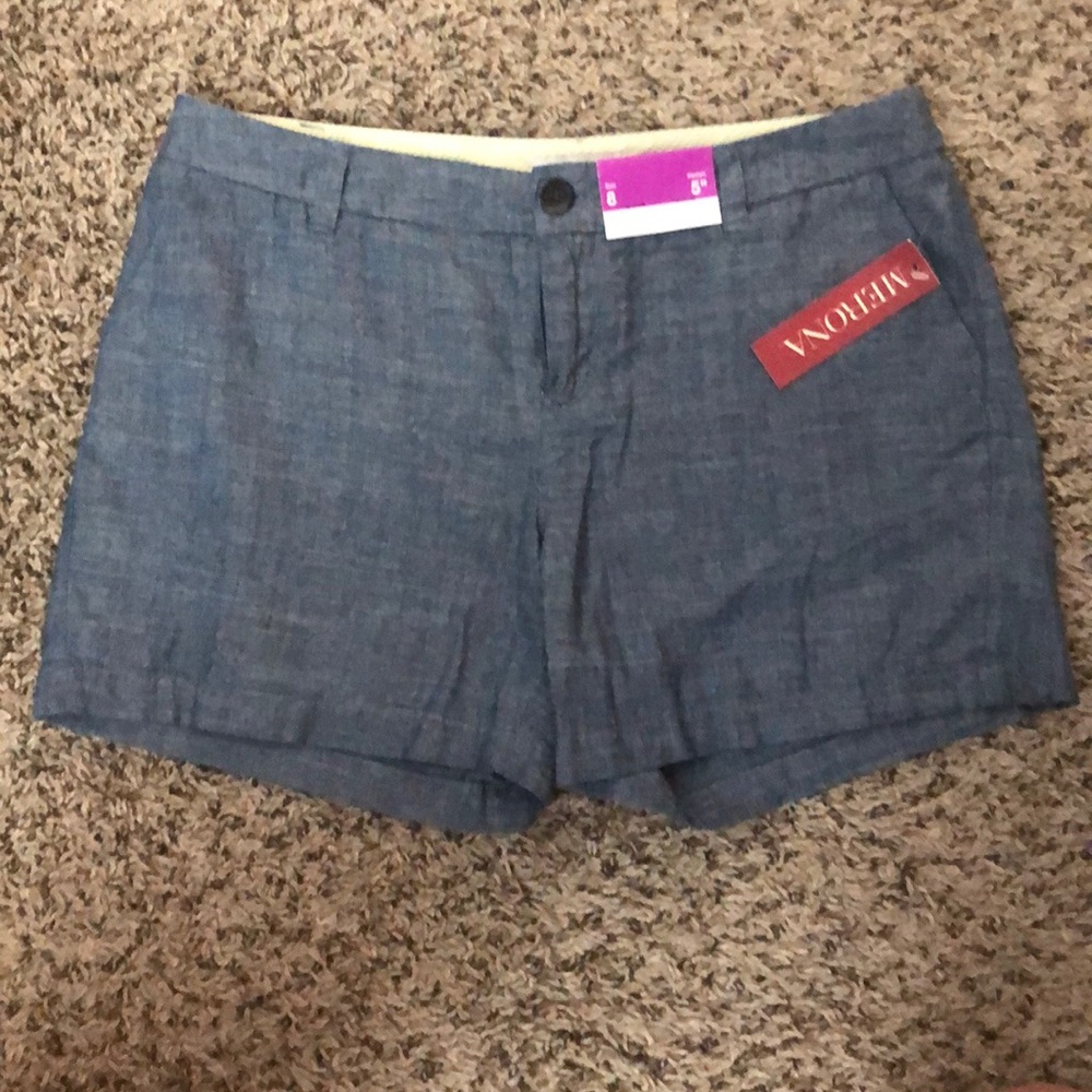 Merona brand, denim shorts